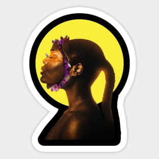 Peace portrait Sticker